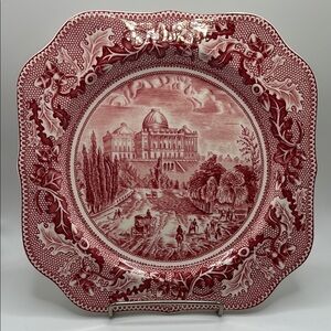 Johnson Bros Historic America Capitol at Washington Square Luncheon Plate